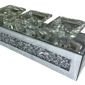 3H TEALIGHT HOLDER - DIAMOND