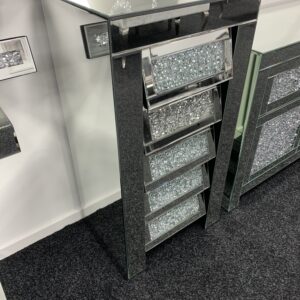 ROMA MIRRORED -5 DRAWER CHEST