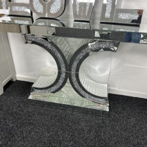 ROMA MIRRORED FURNITURE-CC CONSOLE TABLE