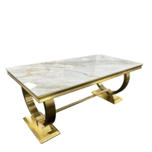 G-Lewis 1.5m Gold Dining Table