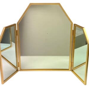 GOLD DRESSING TABLE MIRROR
