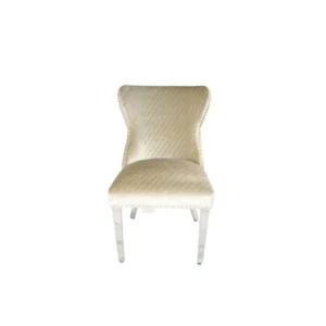 Lewis Chair lion with chrome legs (KD)