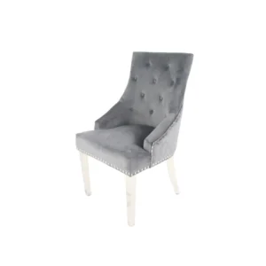 Roma Chair lion with chrome legs (KD)