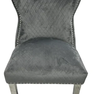 Lewis 01 Chair lion with chrome legs (KD)