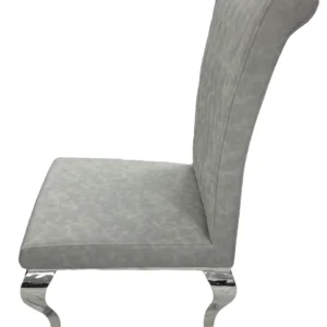 London PU Chair with chrome legs (KD)
