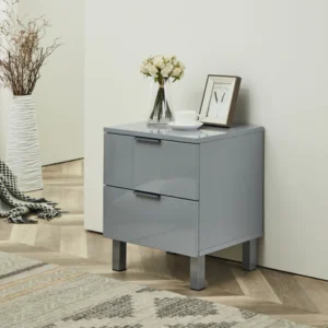 Milan- 2 Drawer Bedside
