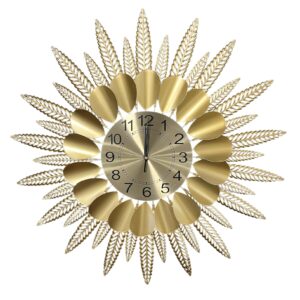 GOLD MIRROR CLOCK (NEW)
