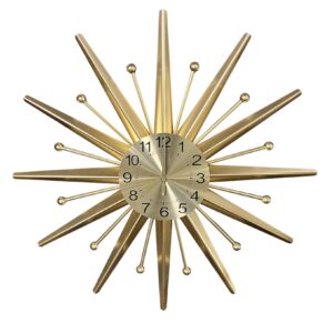 GOLD MIRROR CLOCK (NEW