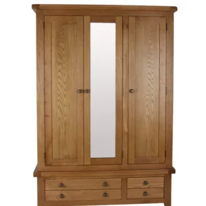 Torino-Large Wardrobe 3 Doors 2 Drawers