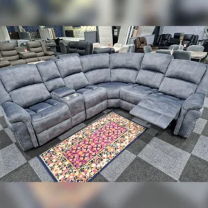 Berlin Fabric Recliner Corner Sofa