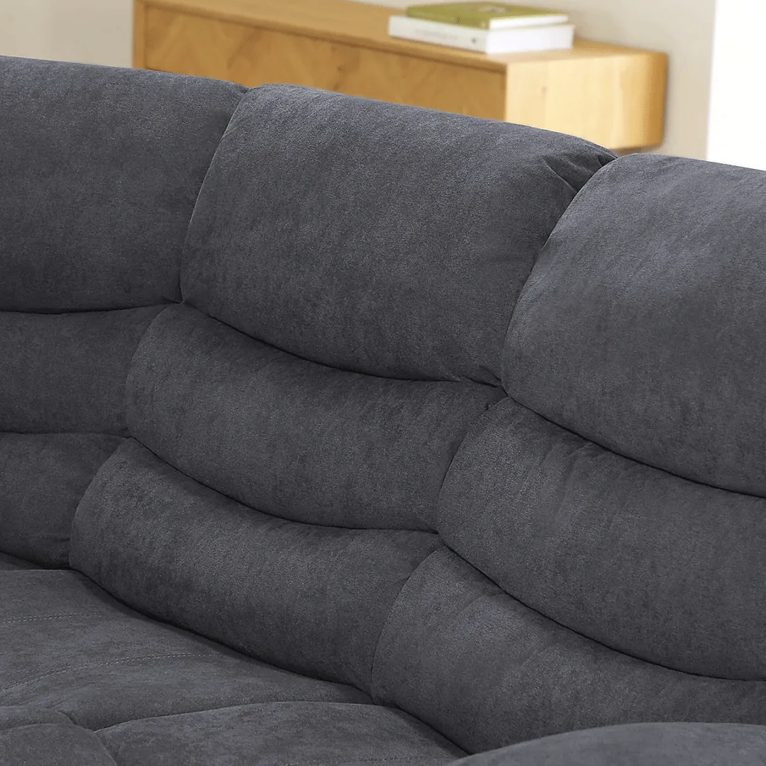Sorrento Fabric Recliner Corner Sofa - Image 8