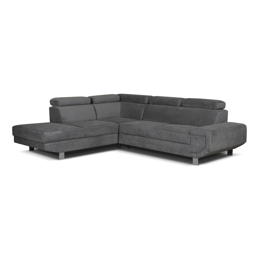 Artic Sofa Bed Corner Sofa Bed With Storage Box Grey - Image 2
