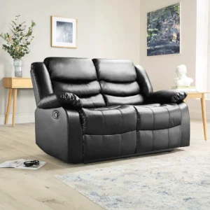 Rolex Leather Recliner 2 Seater