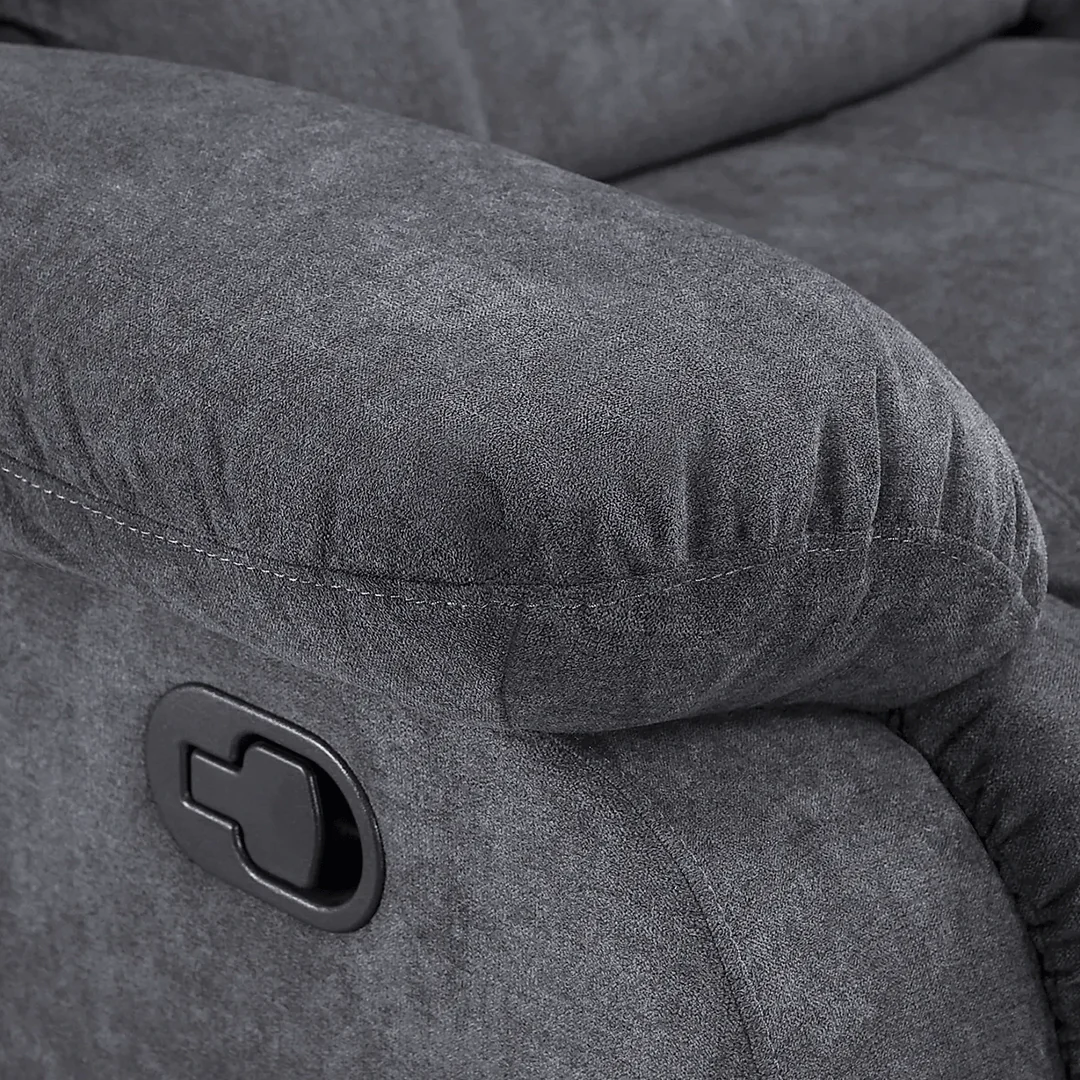 Sorrento Fabric Recliner Sofa 3 Seater - Image 9