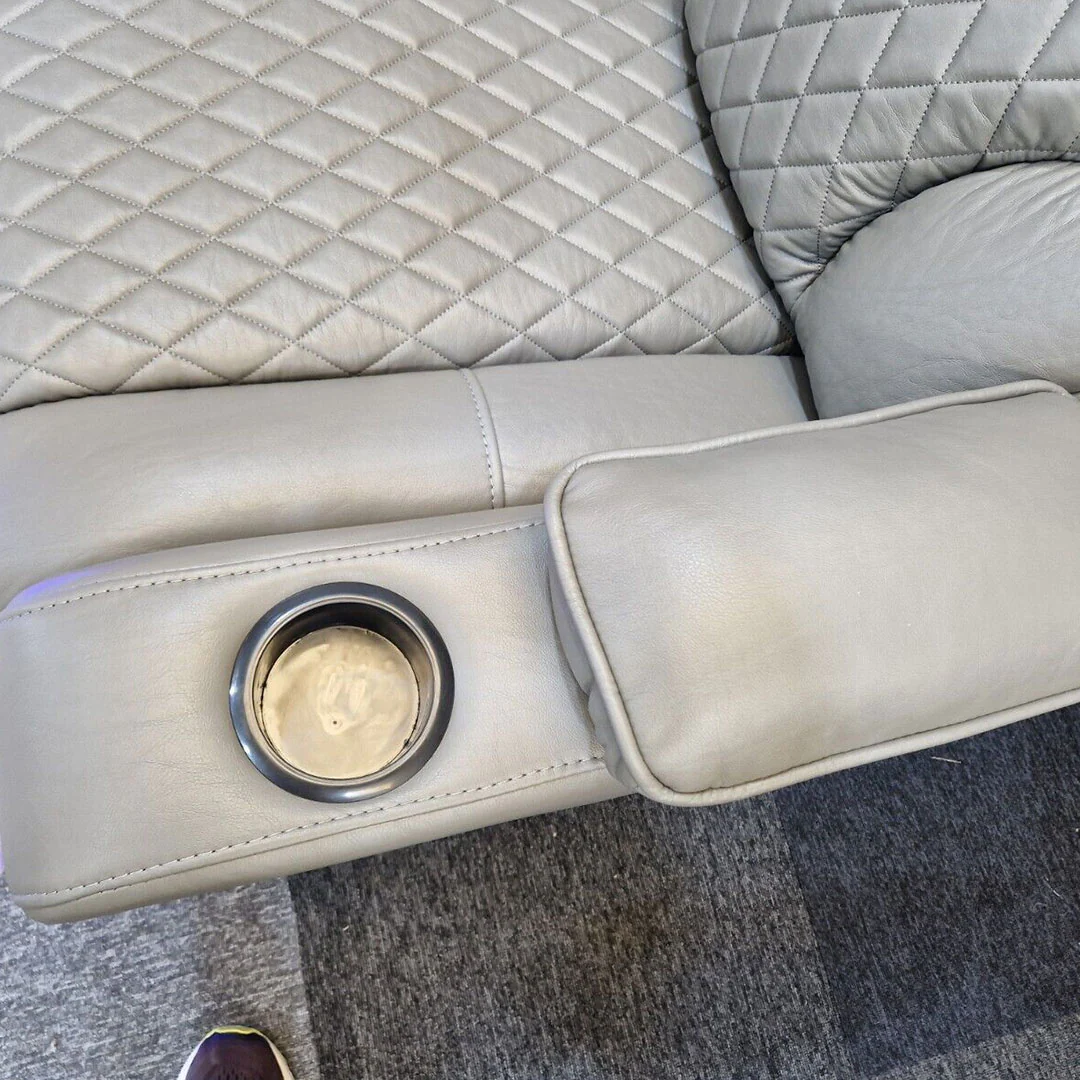 Orlando Electric Recliners 2 Seater Leather Sofa - Image 5