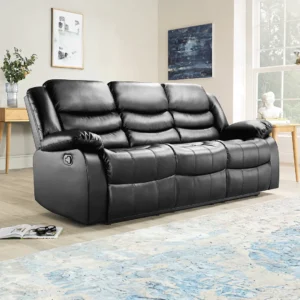 Rolex Leather Recliner 3 Seater