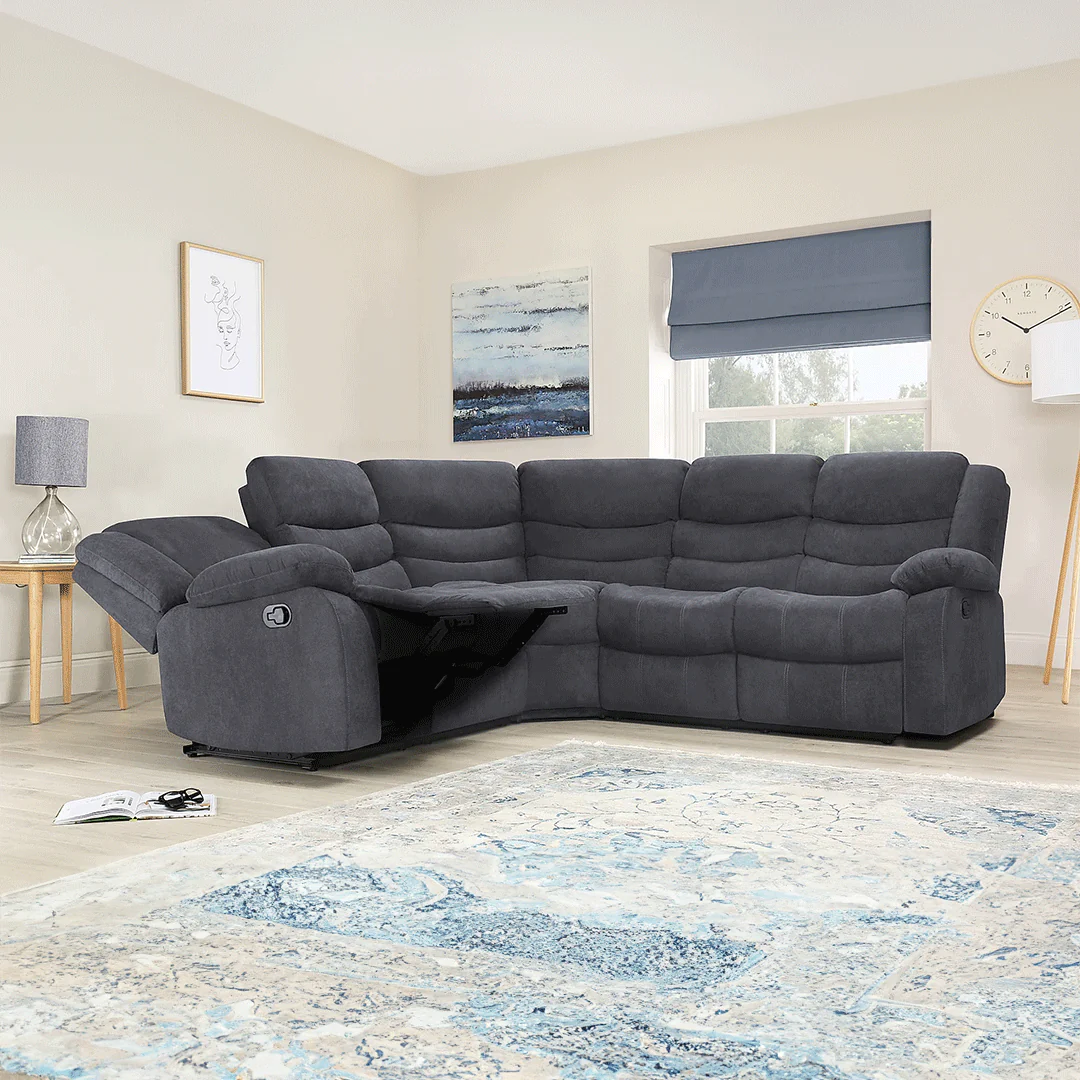 Sorrento Fabric Recliner Corner Sofa - Image 2