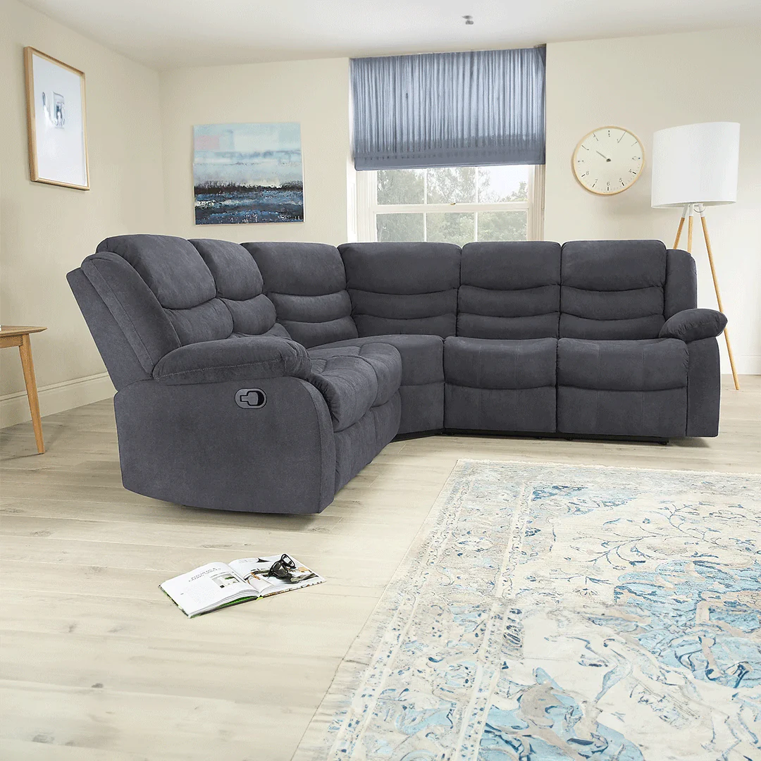 Sorrento Fabric Recliner Corner Sofa - Image 3