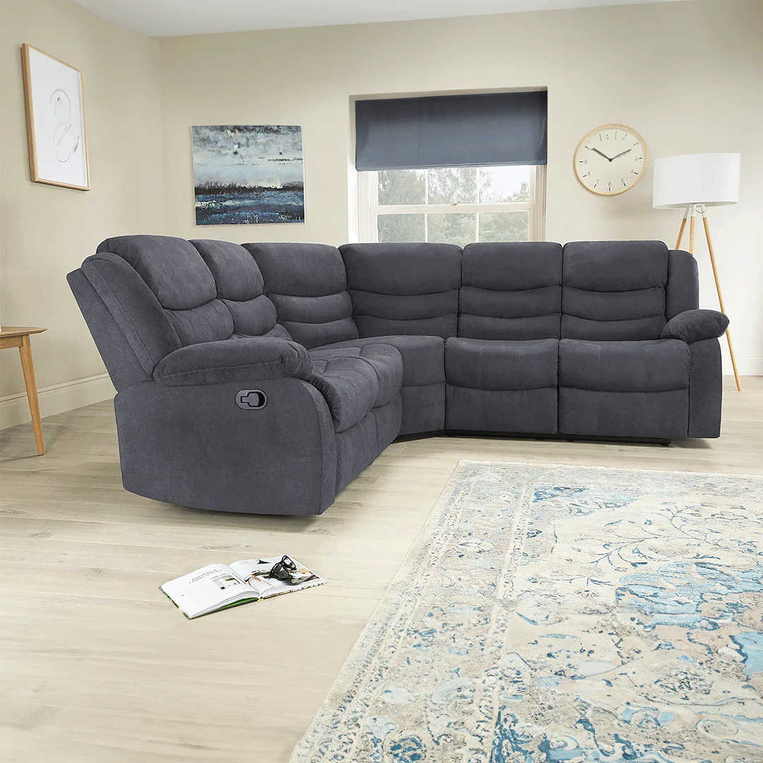 Sorrento Fabric Recliner Corner Sofa - Image 5