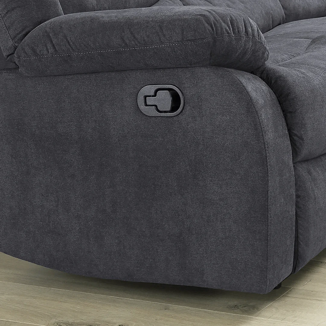 Sorrento Fabric Recliner Sofa 3 Seater - Image 11