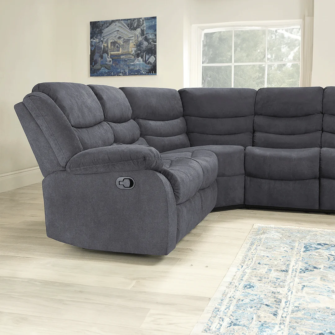Sorrento Fabric Recliner Corner Sofa - Image 6