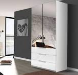 MIRAMAR COMBINATION HINGED Half Mirror with drawers DOOR ROBES(TYP 6)