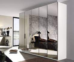 MIRAMAR HINGED Colour Glass Full Mirror DOOR (TYP 5)