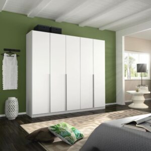 ALABAMA Colour (without mirror) HINGED 4/5/6-Door incl. interior drawer + laundry divider Wardrobe