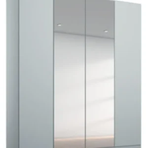 ALABAMA High Polished HINGED 4-Door 2 mirror Doors WARDROBES