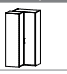 Zenaya Colour CORNER DOOR  ROBES