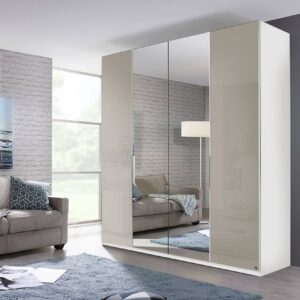 Zenaya Colour And Mirror HINGED DOOR ROBES