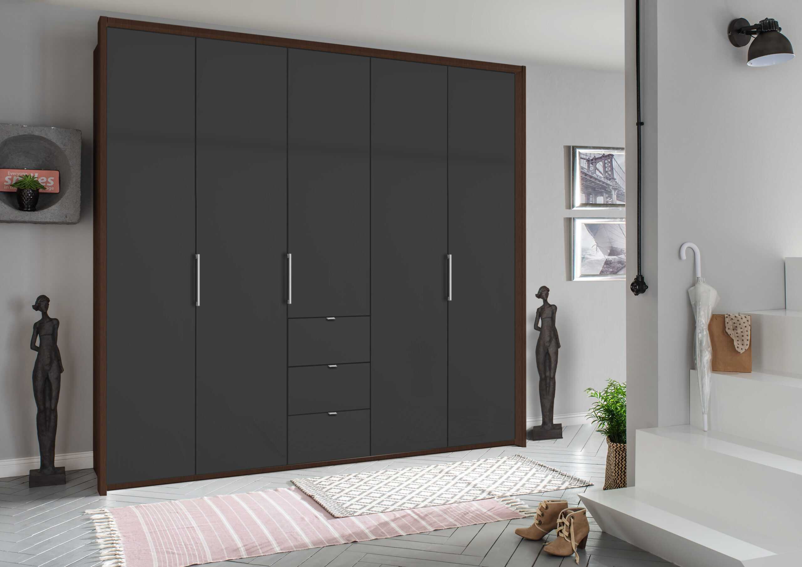 Erimo Folding 5 Door 3 Small Drawers Robes - Image 2