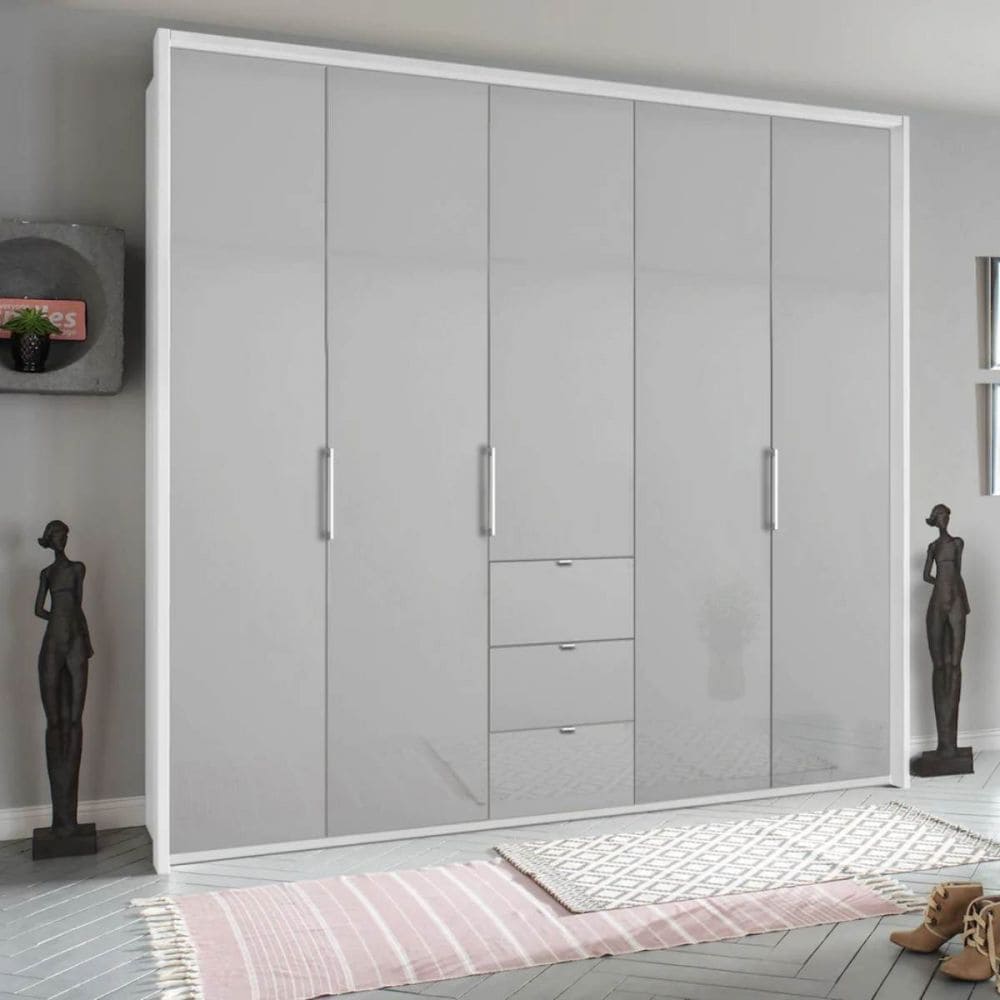 Erimo Folding 5 Door 3 Small Drawers Robes - Image 4